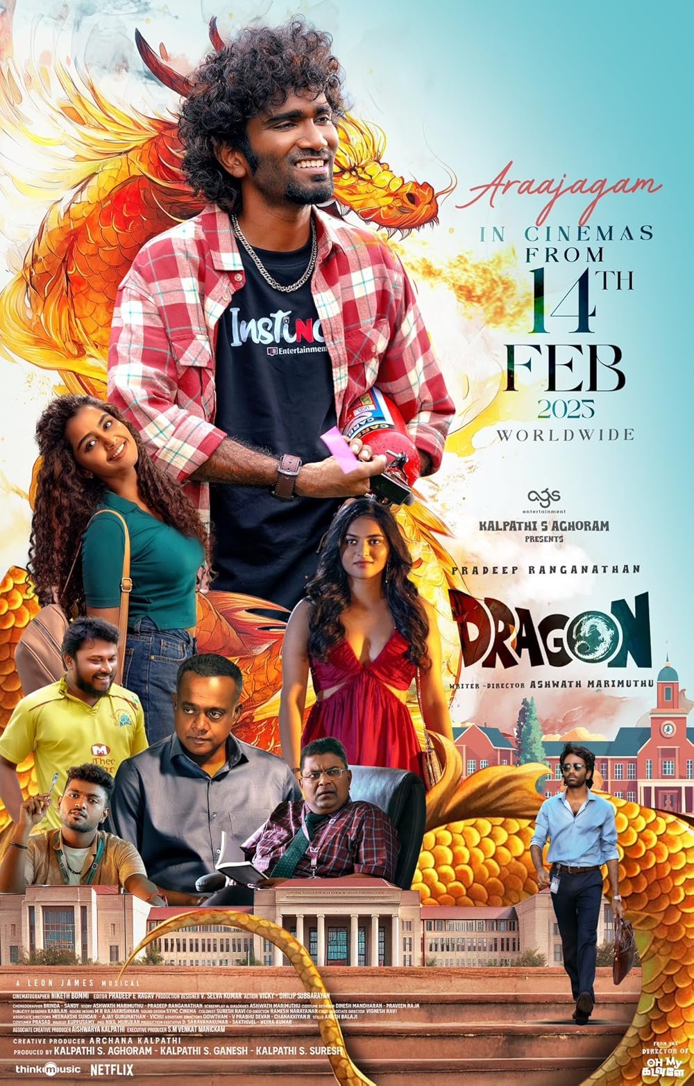 Free Dragon (2025) (Hindi + Tamil) Daul Audio UnCut South Movie HD ESub – FILMY4WEP